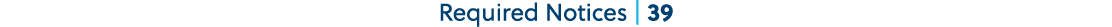Required Notices | 39
